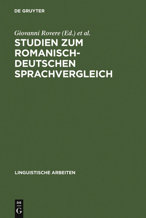 Studien zum romanisch-deutschen Sprachvergleich - 