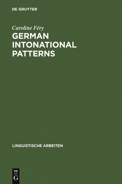 German intonational Patterns - Caroline Féry