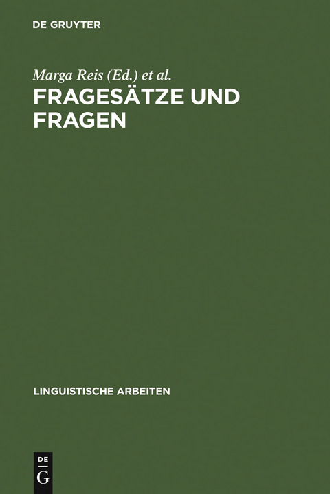 Fragesätze und Fragen - 