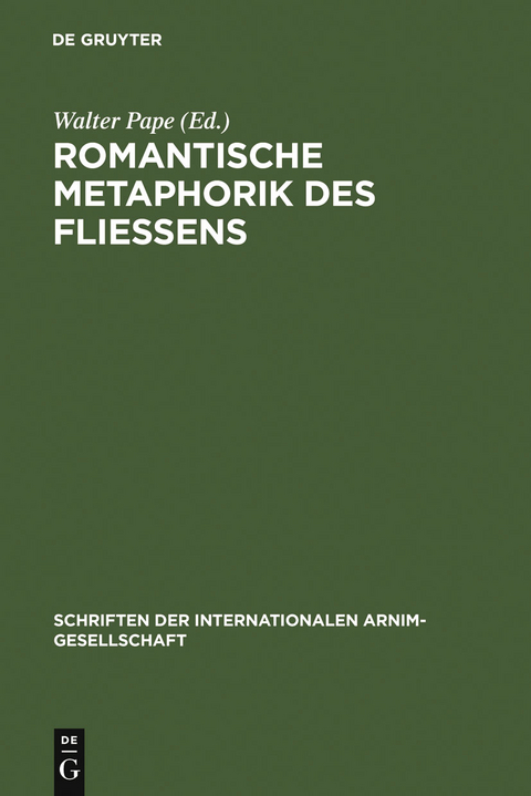 Romantische Metaphorik des Fließens - 