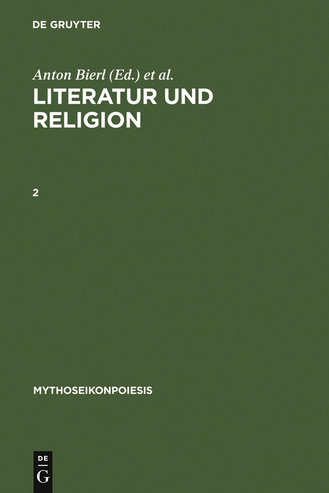 Literatur und Religion, 2 - 