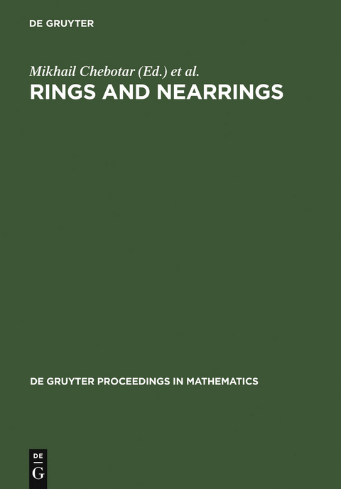 Rings and Nearrings - 
