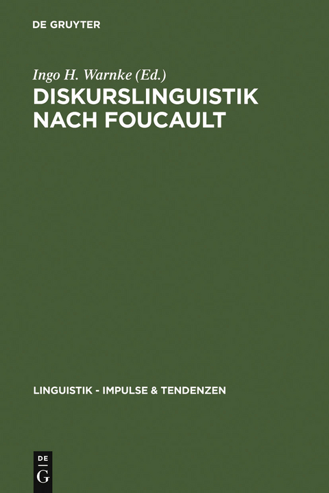 Diskurslinguistik nach Foucault - 