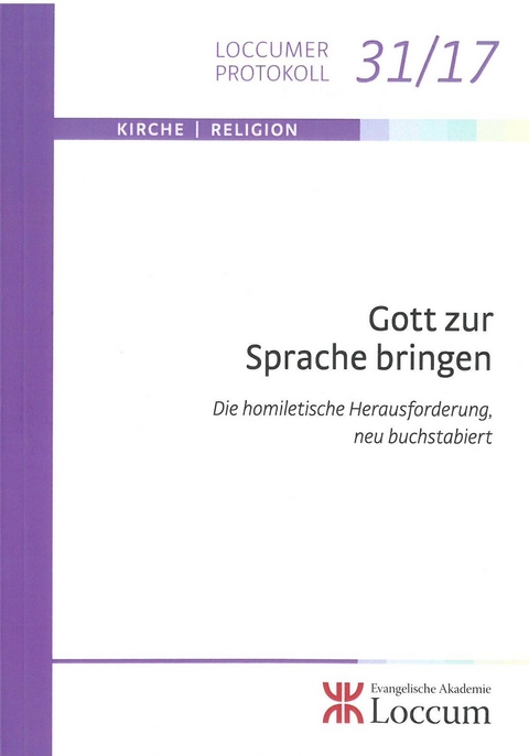 Gott zur Sprache bringen - 