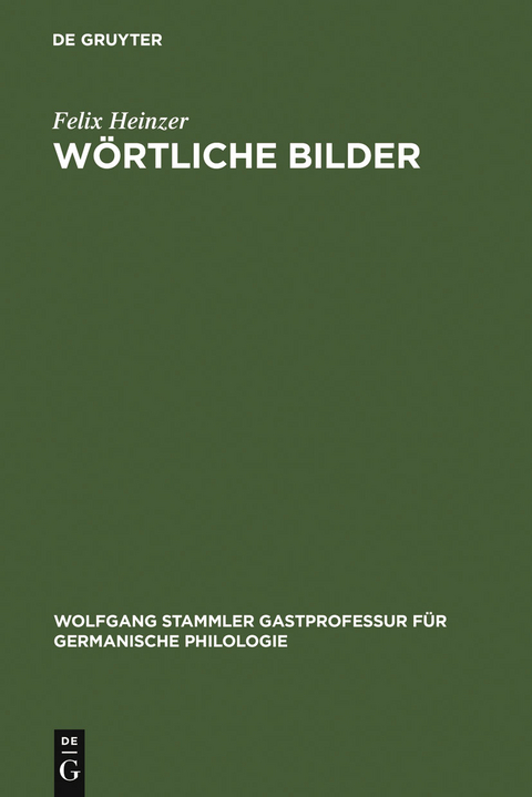 Wörtliche Bilder - Felix Heinzer