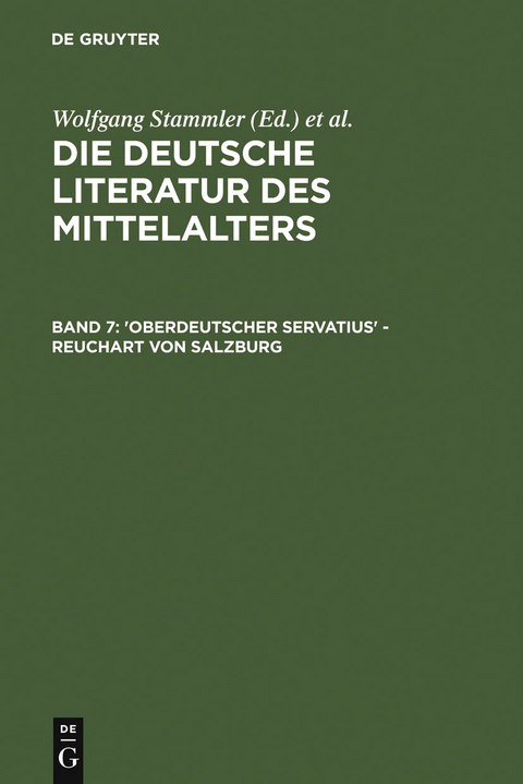 'Oberdeutscher Servatius' - Reuchart von Salzburg - 