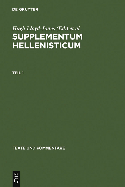 Supplementum Hellenisticum - 