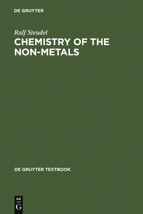 Chemistry of the Non-Metals - Ralf Steudel