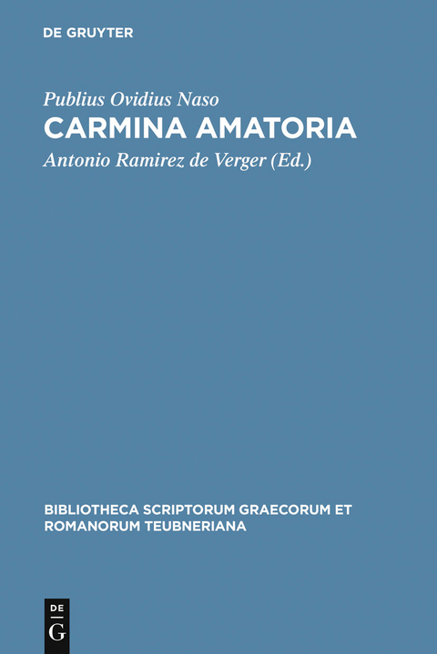 Carmina amatoria - Publius Ovidius Naso