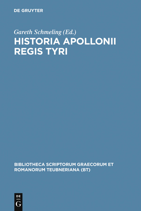 Historia Apollonii Regis Tyri - 
