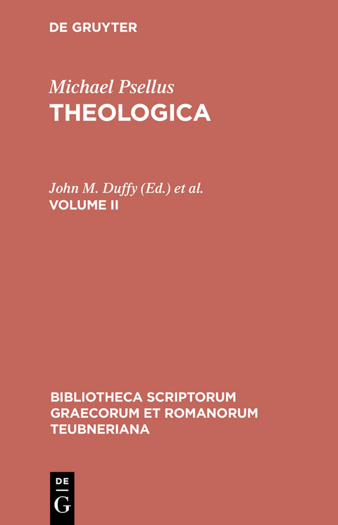 Theologica -  Michael Psellus