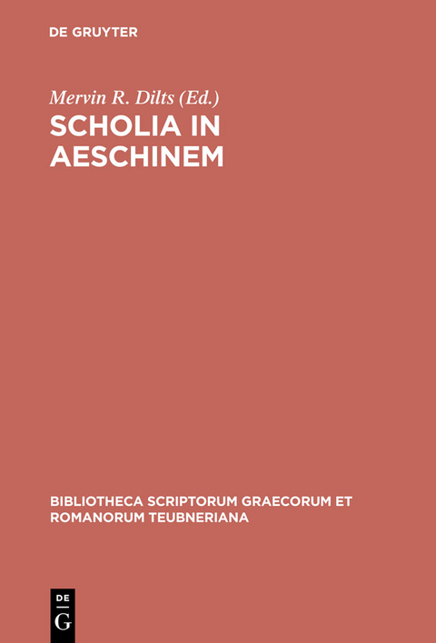 Scholia in Aeschinem - 