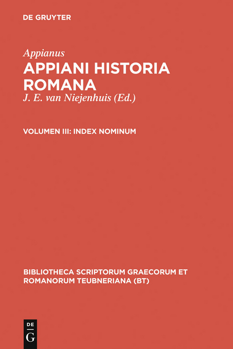 Index nominum -  Appianus