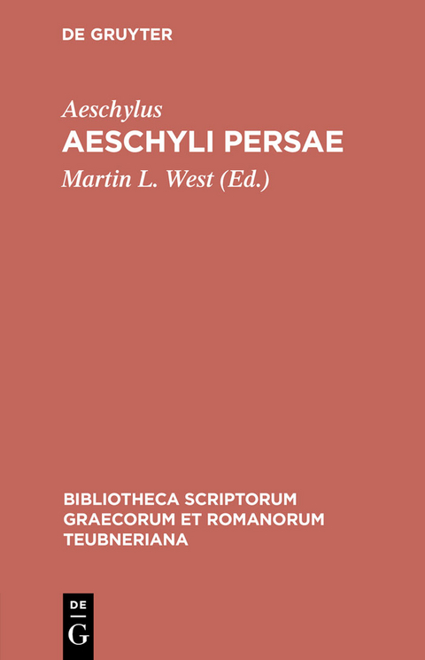 Aeschyli Persae -  Aeschylus