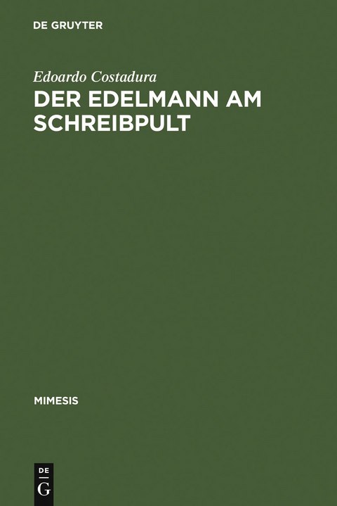 Der Edelmann am Schreibpult - Edoardo Costadura