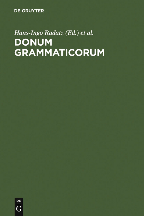 Donum Grammaticorum - 