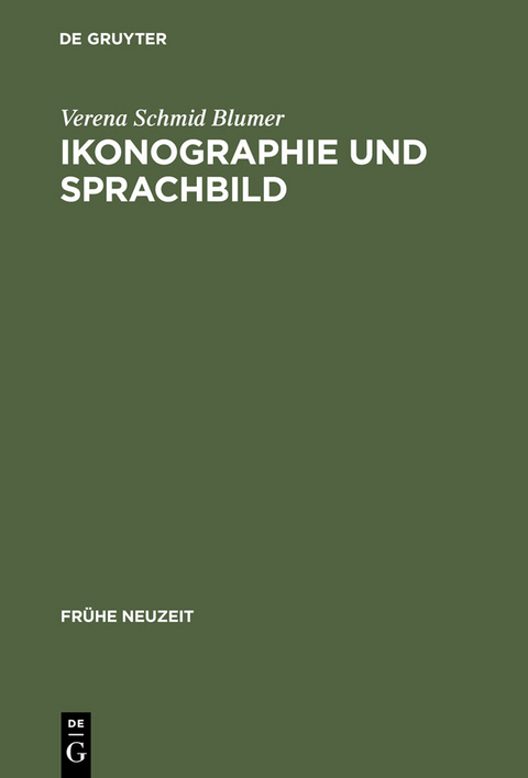 Ikonographie und Sprachbild - Verena Schmid Blumer