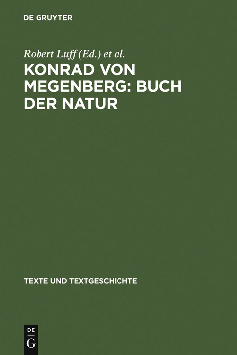 Konrad von Megenberg: Buch der Natur - 