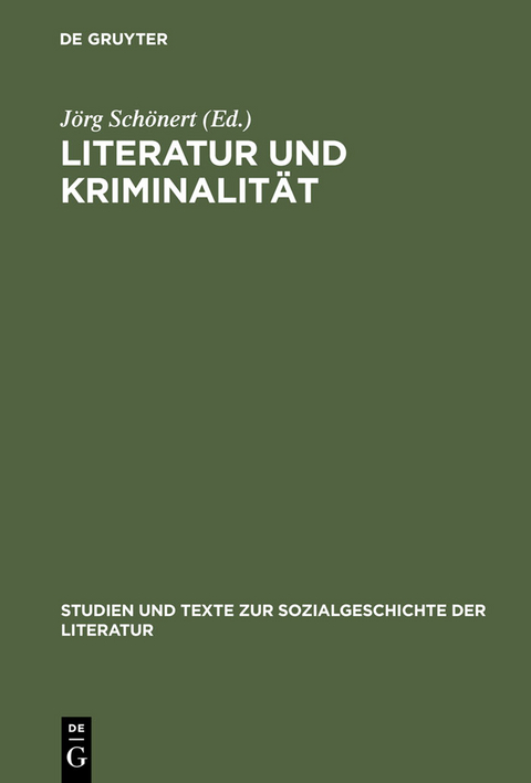 Literatur und Kriminalität - 