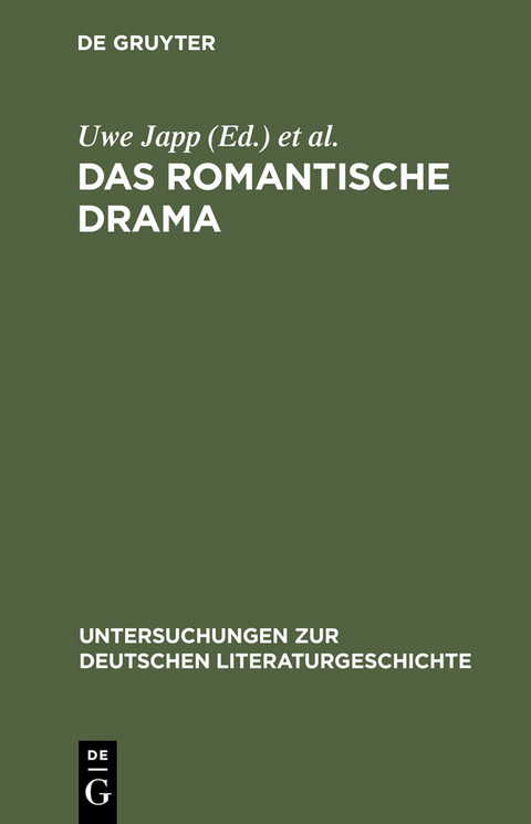 Das romantische Drama - 