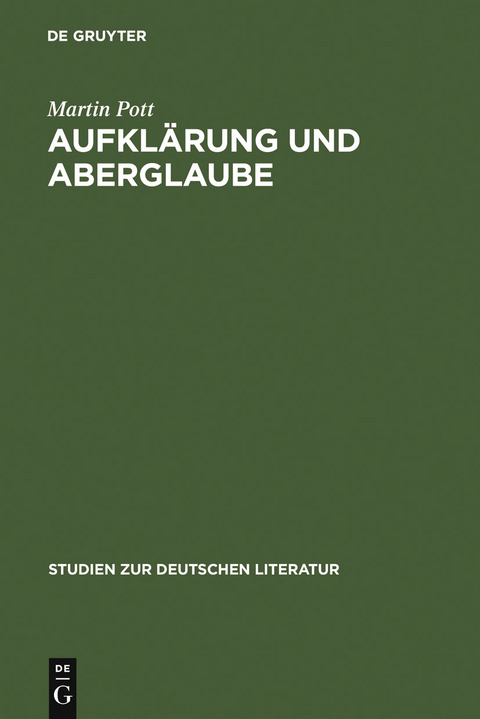 Aufklärung und Aberglaube - Martin Pott