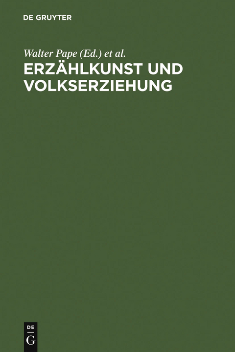 Erzählkunst und Volkserziehung - 