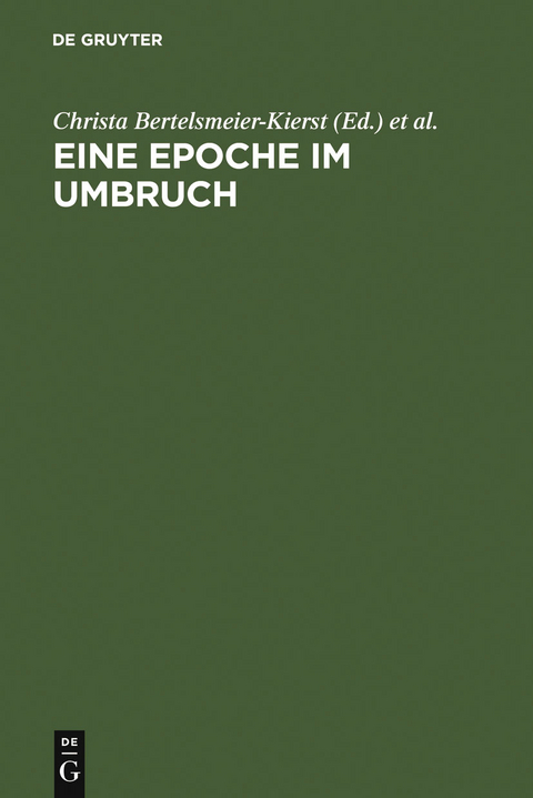 Eine Epoche im Umbruch - 