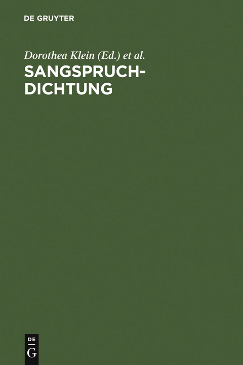 Sangspruchdichtung - 