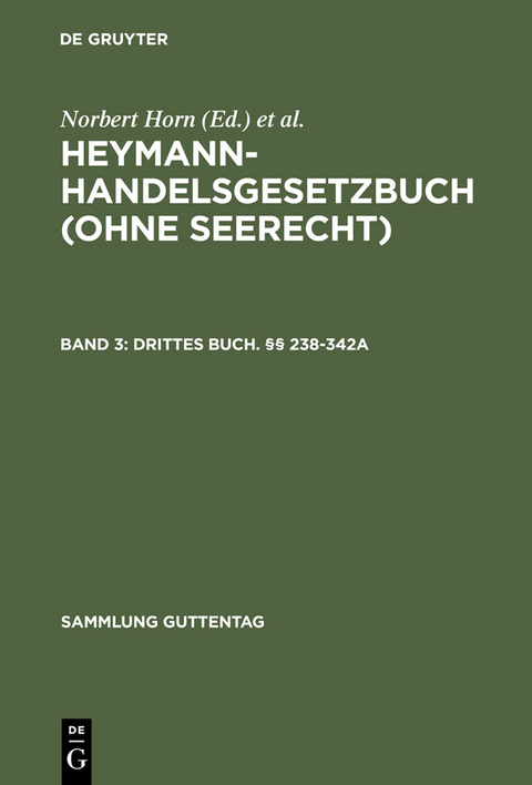 Drittes Buch. §§ 238-342a - 