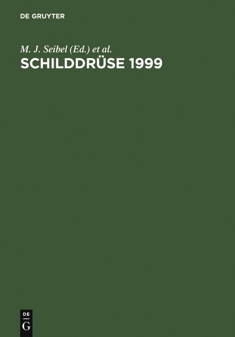 Schilddrüse 1999 - 