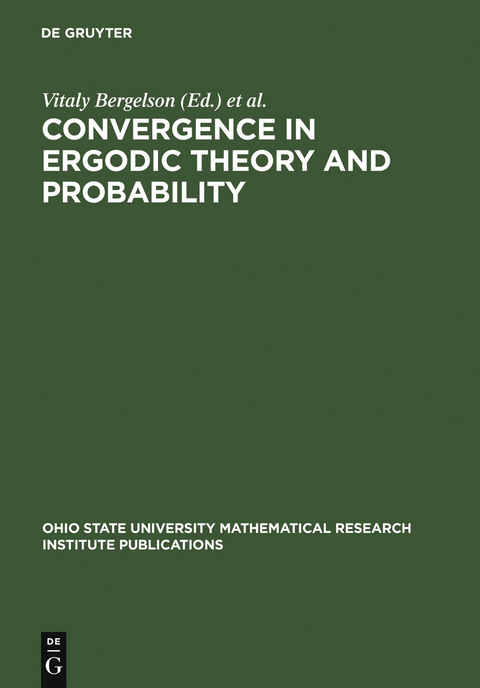 Convergence in Ergodic Theory and Probability - 