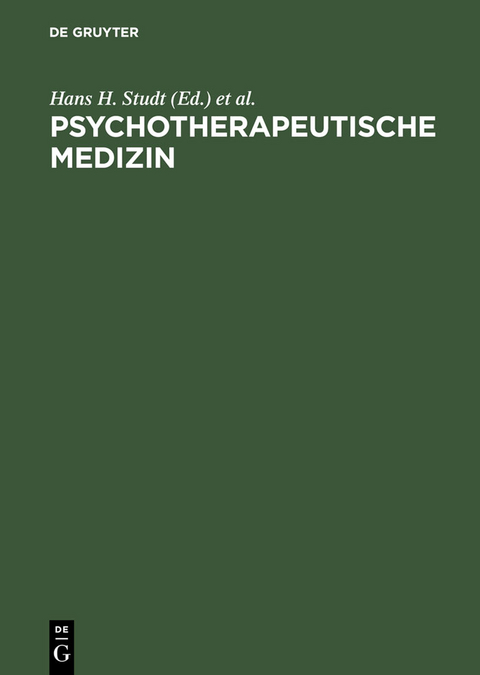 Psychotherapeutische Medizin - 