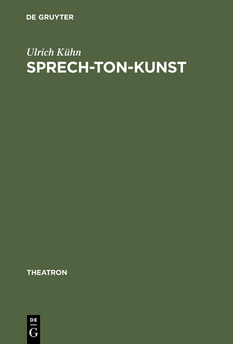 Sprech-Ton-Kunst - Ulrich Kühn