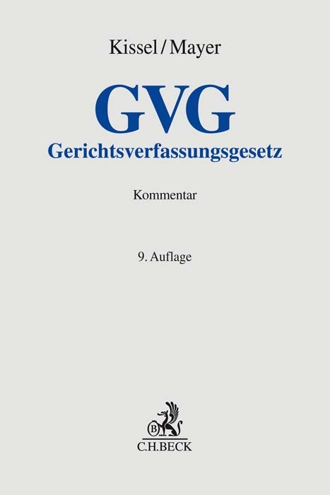 Gerichtsverfassungsgesetz - Otto Rudolf Kissel