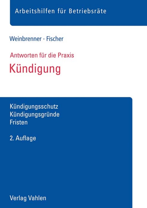 Kündigung - Lars Weinbrenner, Johan Fischer