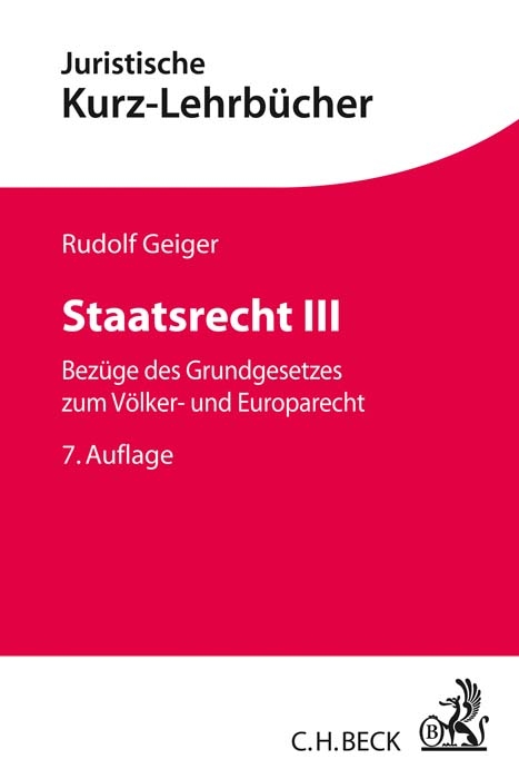 Staatsrecht III - Rudolf Geiger