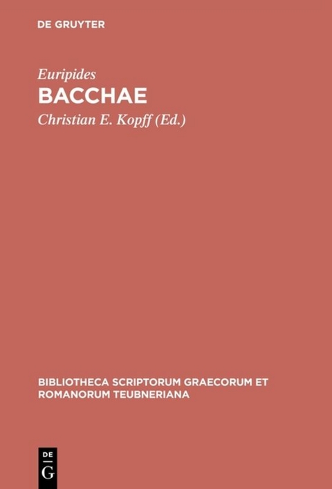 Bacchae -  Euripides
