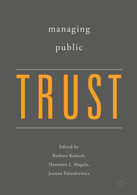 Managing Public Trust - 