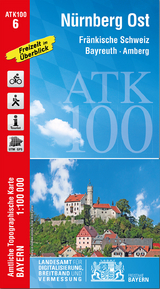 ATK100-6 Nürnberg Ost (Amtliche Topographische Karte 1:100000) - 