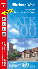 ATK100-5 Nürnberg West (Amtliche Topographische Karte 1:100000) - 