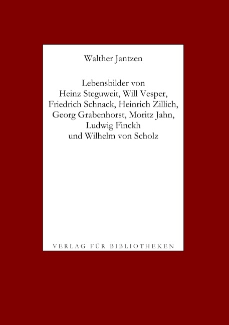 Lebensbilder von Dichtern I, 1 - Walther Jantzen