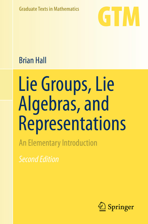 Lie Groups, Lie Algebras, and Representations - Brian C. Hall