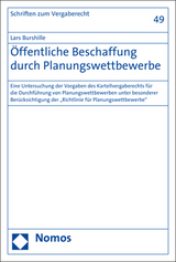 Öffentliche Beschaffung durch Planungswettbewerbe - Lars Burshille