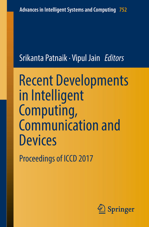 Recent Developments in Intelligent Computing, Communication and Devices - 