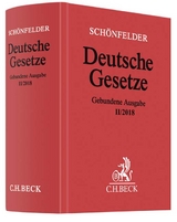 Deutsche Gesetze Gebundene Ausgabe II/2018 - Schönfelder, Heinrich