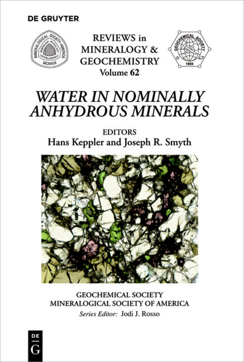 Water in Nominally Anhydrous Minerals - 