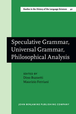 Speculative Grammar, Universal Grammar, Philosophical Analysis - 