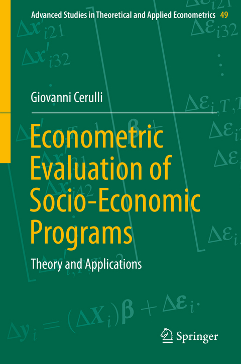 Econometric Evaluation of Socio-Economic Programs - Giovanni Cerulli