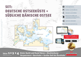 Sportbootkarten Satz 1, 2 und 4 – Set: Deutsche Ostsee und Südliche Dänische Ostsee (Ausgabe 2018) - 