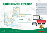 Sportbootkarten Satz 4: Großer Belt bis Bornholm (Ausgabe 2018) - 